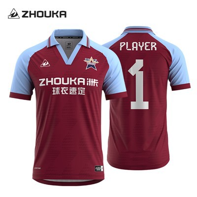 Futbalová uniforma Polo s výstrihom do V